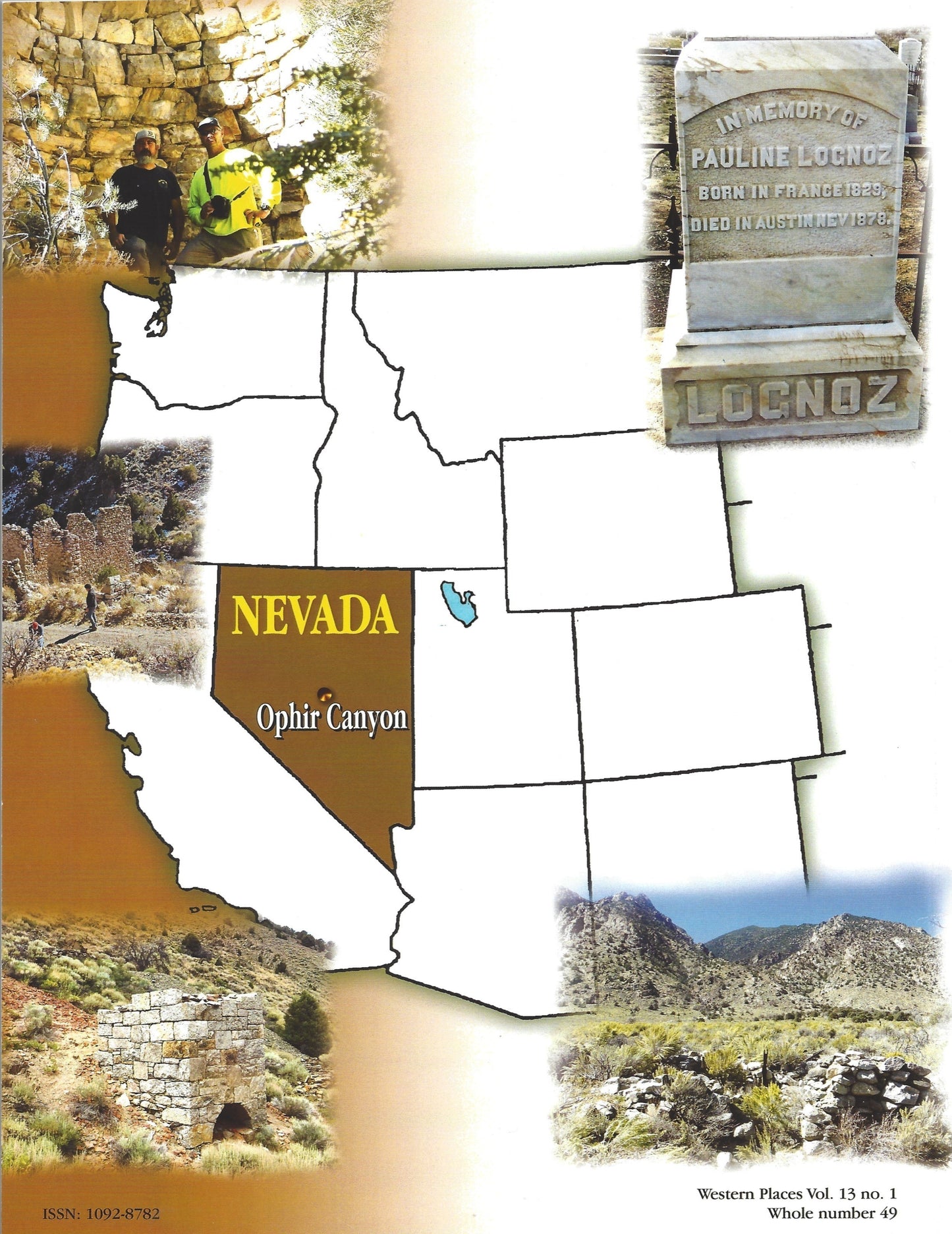 Ophir Canyon and the Murphy Mine by Trevor Meade (Western Places Volume 13-1)