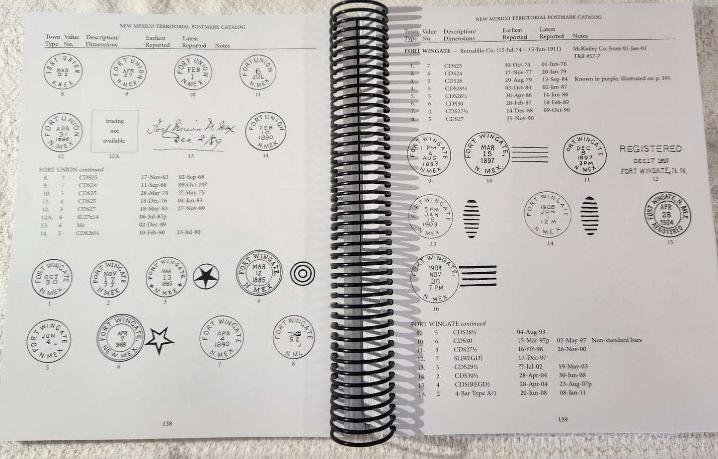 New Mexico Territorial Postmark Catalog: Eleventh Edition Edited by Robert L. Conley