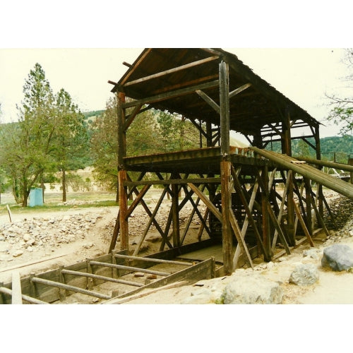 It's not quite in its original location, but this reconstruction of Sutter's sawmill gives the visitor an impression of how the Gold Rush began.