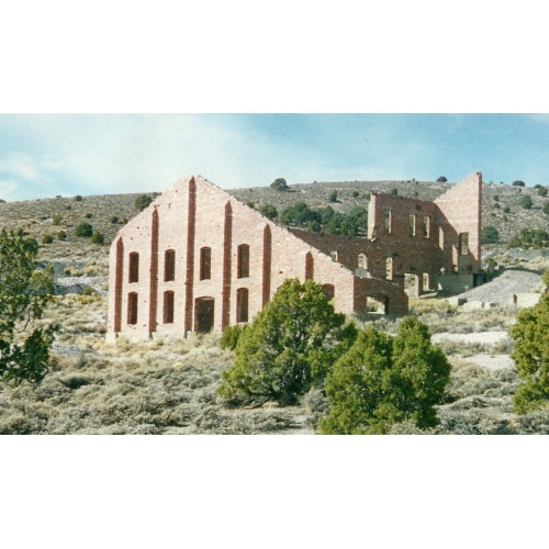 The ruins of the mill, which is mis-named the Highbridge Mill, operated briefly around 1912-14.