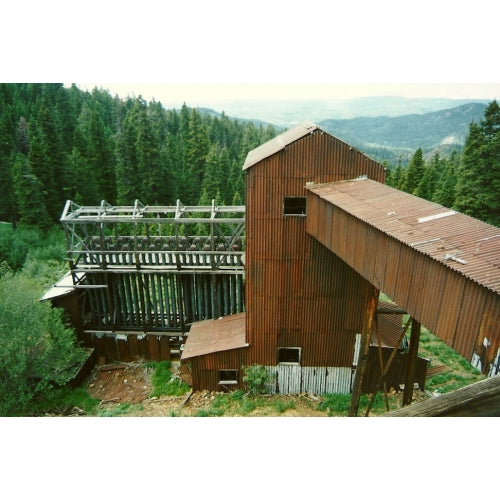 High atop the Ochoco Mountains stands the mercury retort of the Independent mine