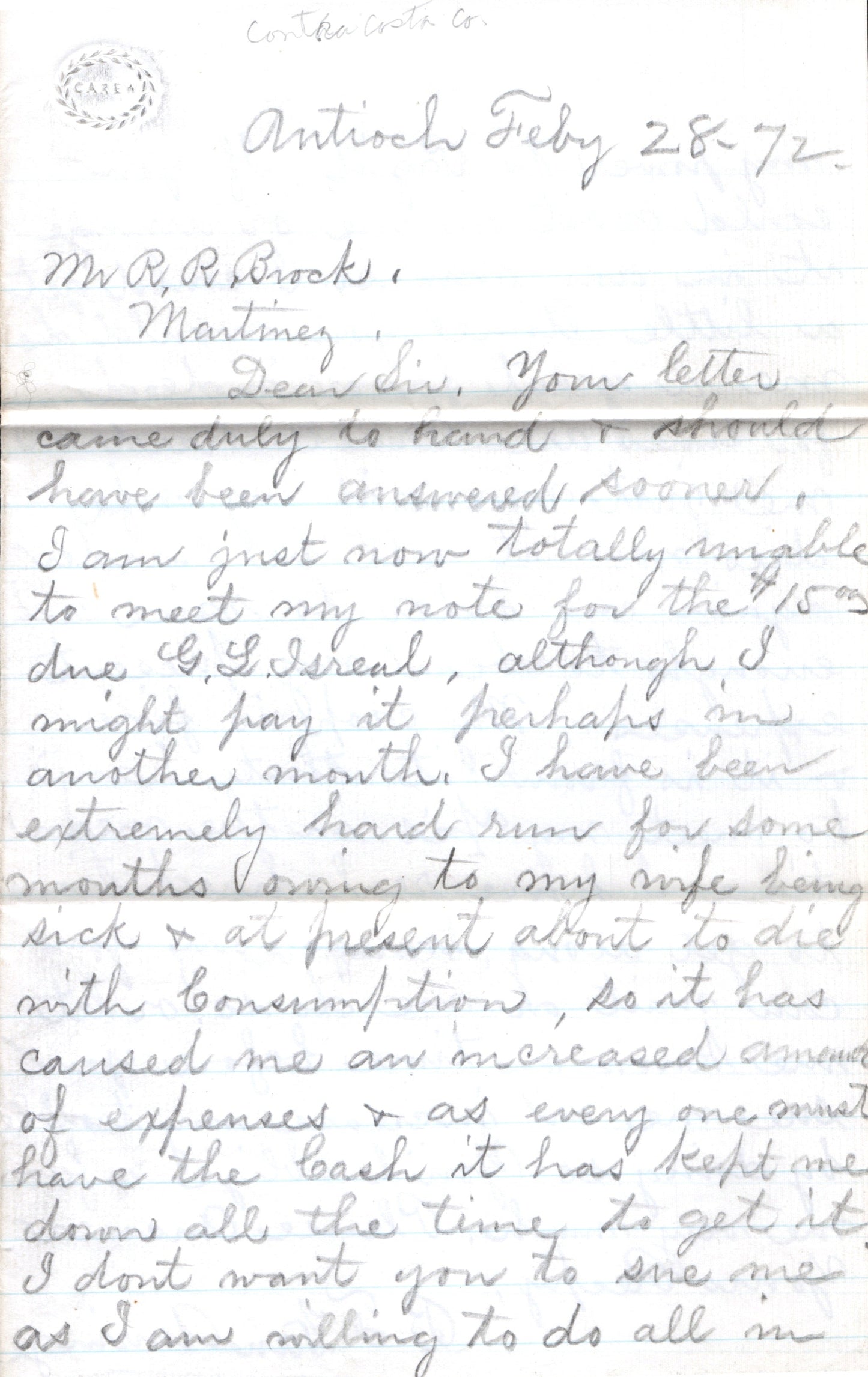 Contra Costa County, CA (82 items) SOLD