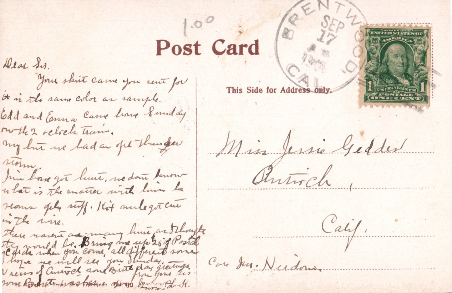 Contra Costa County, CA (82 items) SOLD