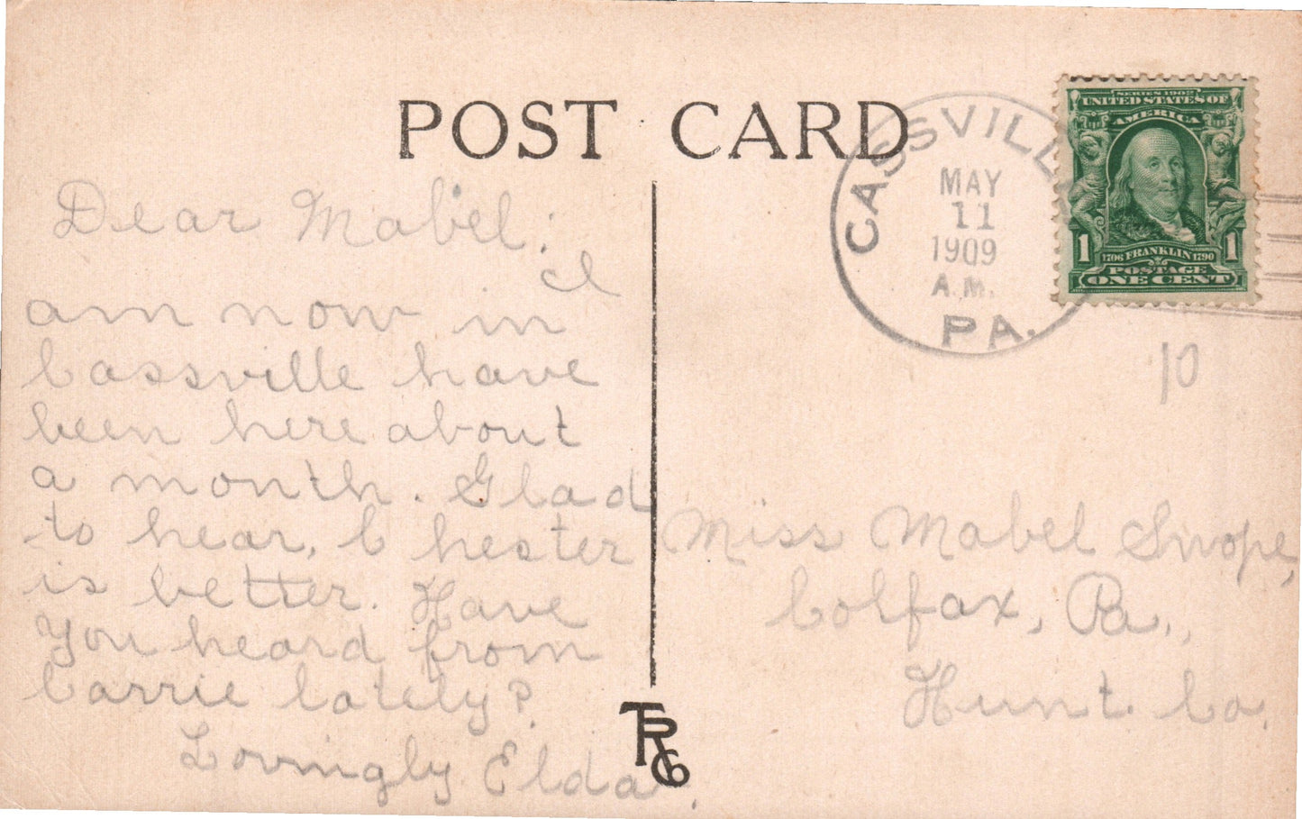 Huntingdon County, PA (18 items) SOLD