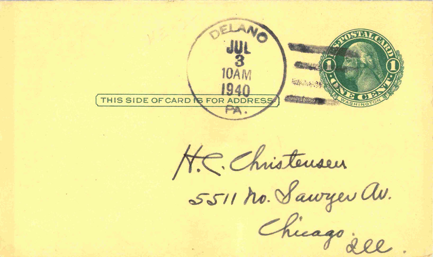 Schuylkill County, PA (33 items) SOLD