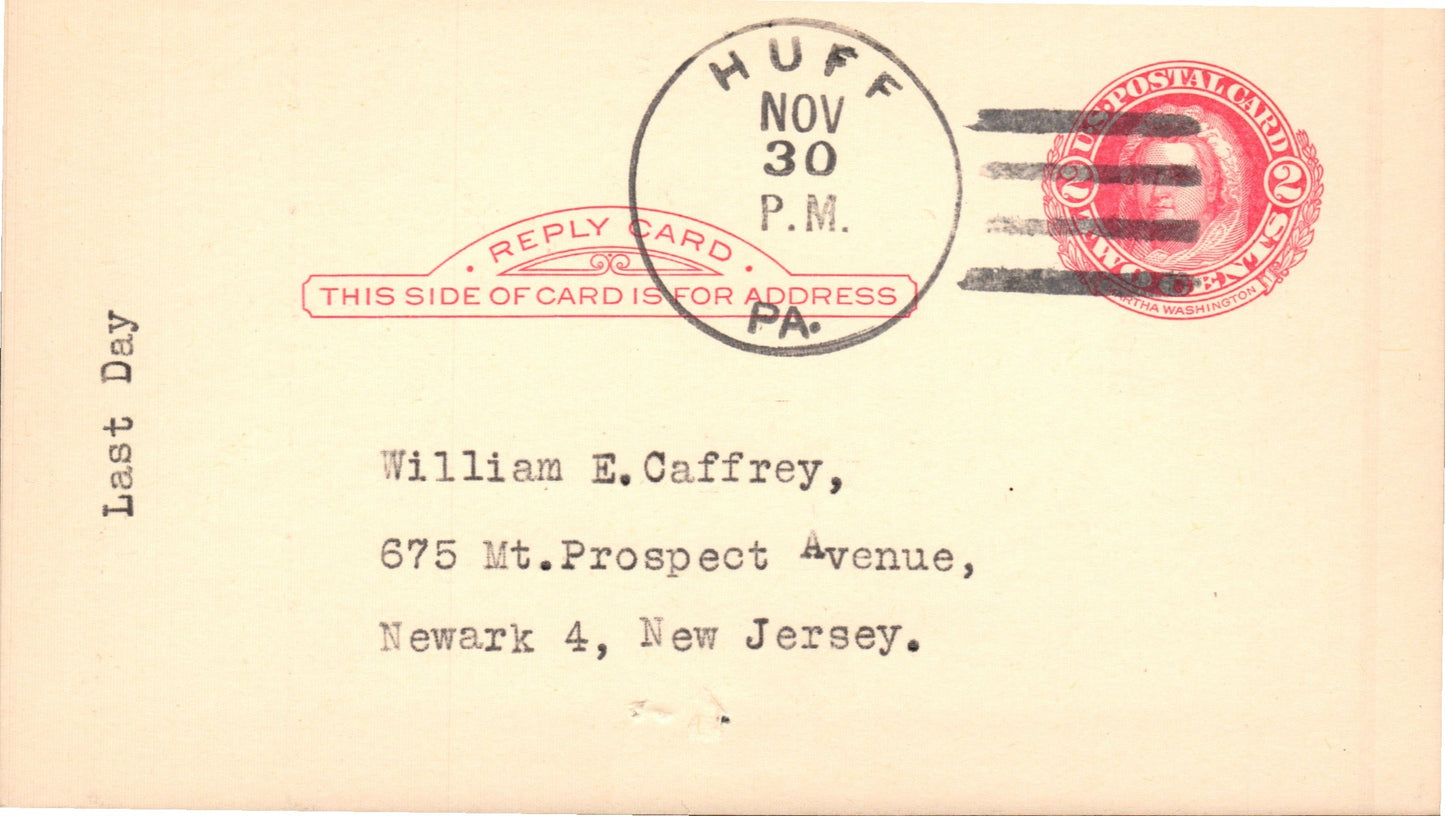 Huntingdon County, PA (18 items) SOLD