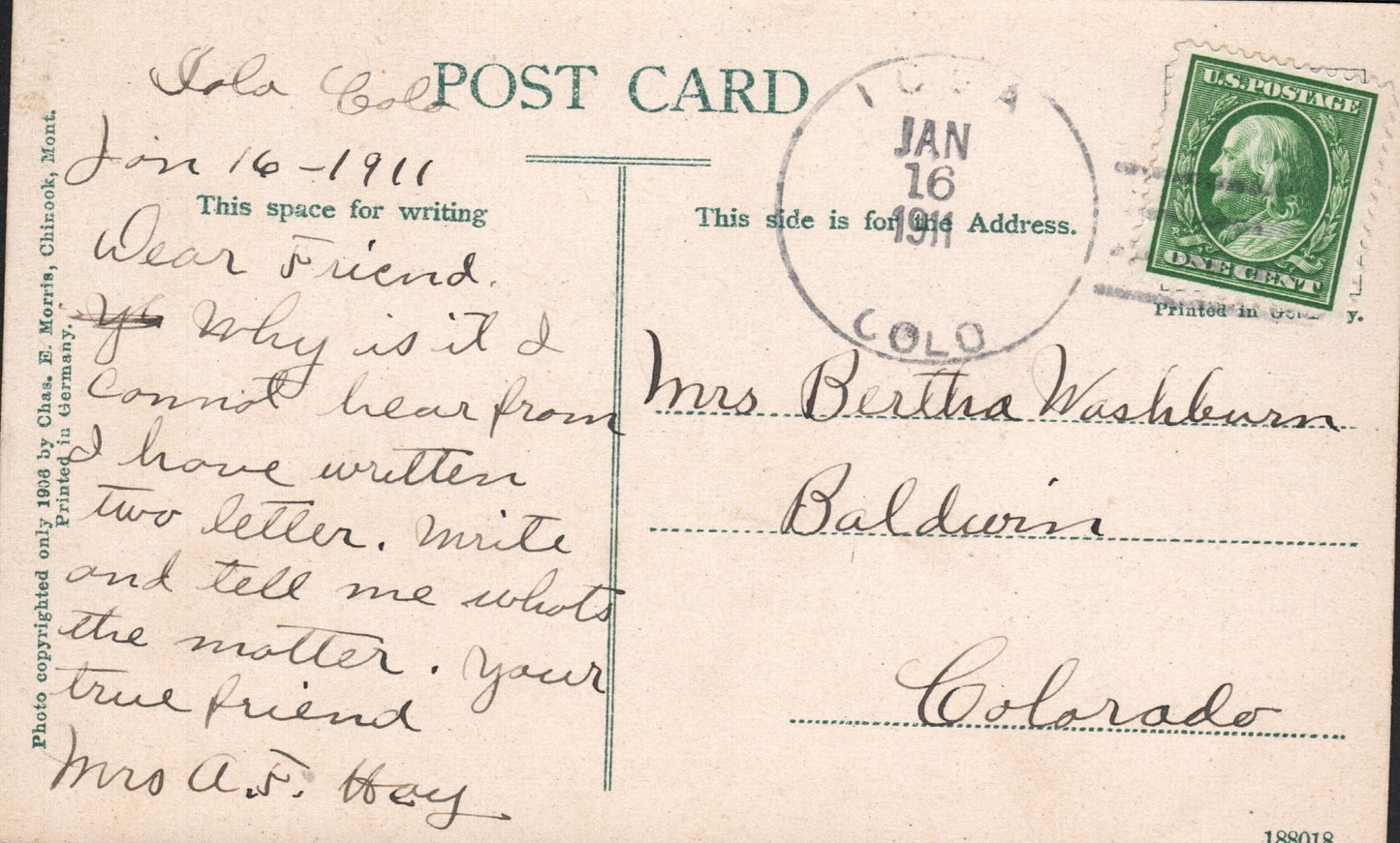 Gunnison County, CO (11 items) SOLD