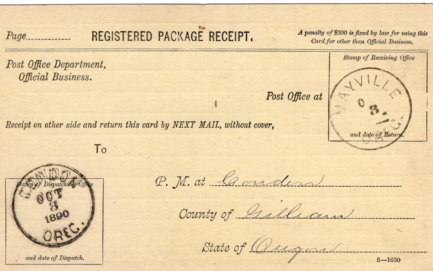 Gilliam County, OR (13 items)