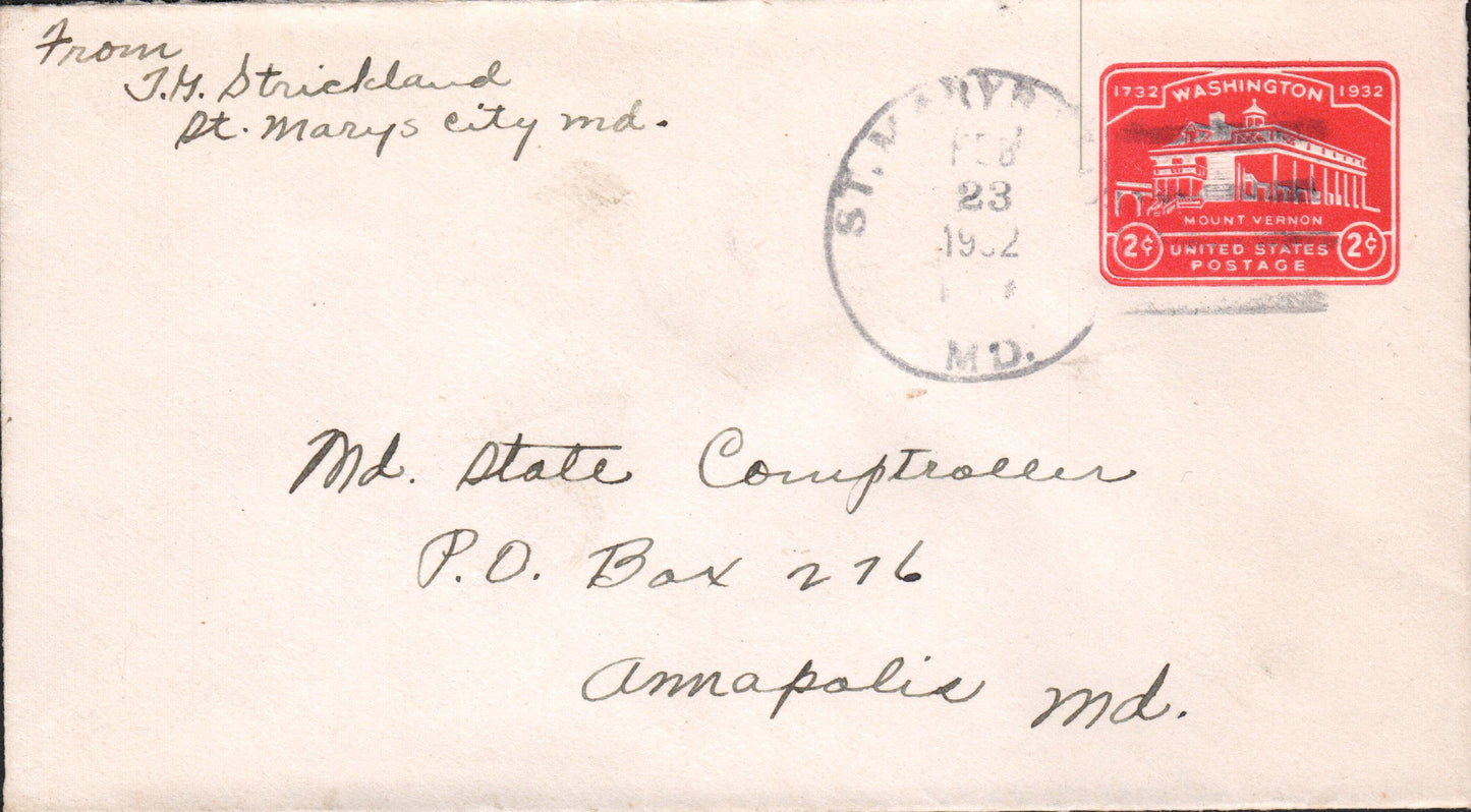 Saint Marys County, MD (13 items) SOLD