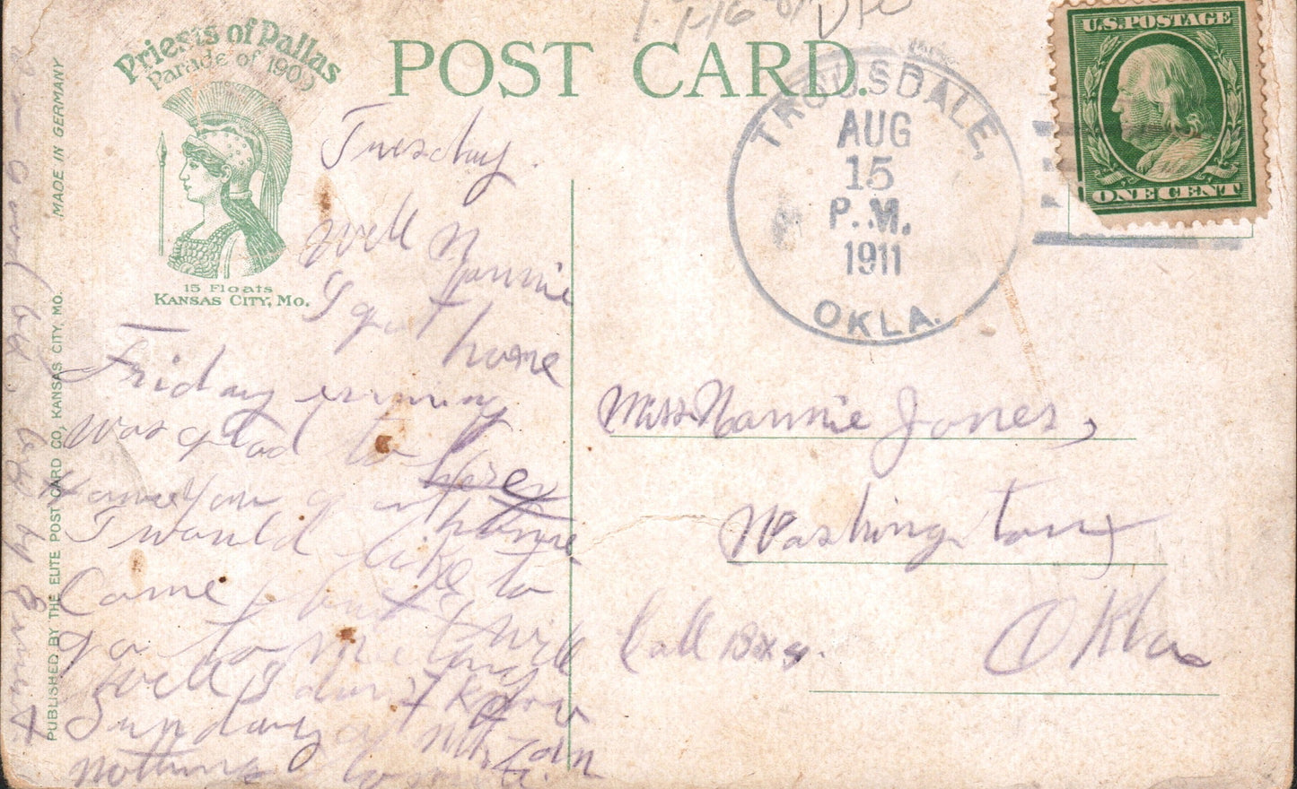 Pottawatomie County, OK (15 items)