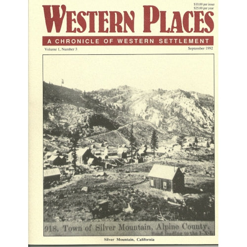 Western Places Volume 1-3 Silver Mountain CA, Delamar NV, Lafayette OR Cover