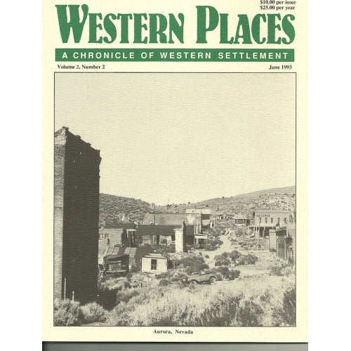 Western Places 2-2 Aurora NV, Camp Warner OR, The Geysers CA, Portland to Olympia 1869-1872 Cover