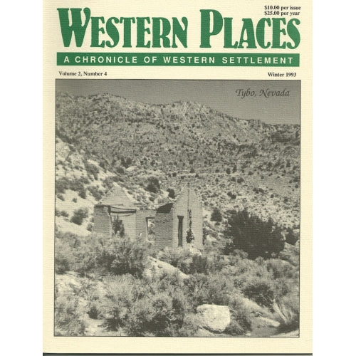 Western Places Volume 2-4 Tybo NV, Cat Creek MT, Reiff CA and Travels of Philip Ritz Cover