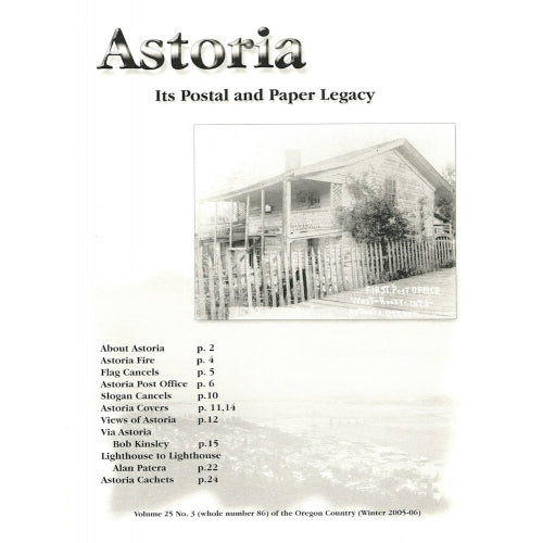 Astoria Its Postal and Paper Legacy Cover
