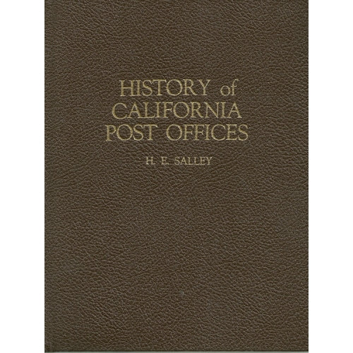 History of California Post Offices Cover