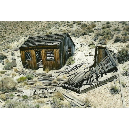 Hidden from view until you are upon it, this cabin at the Rattlesnake Mine is a remnant of mining on Gold Mountain in the early 1900s.